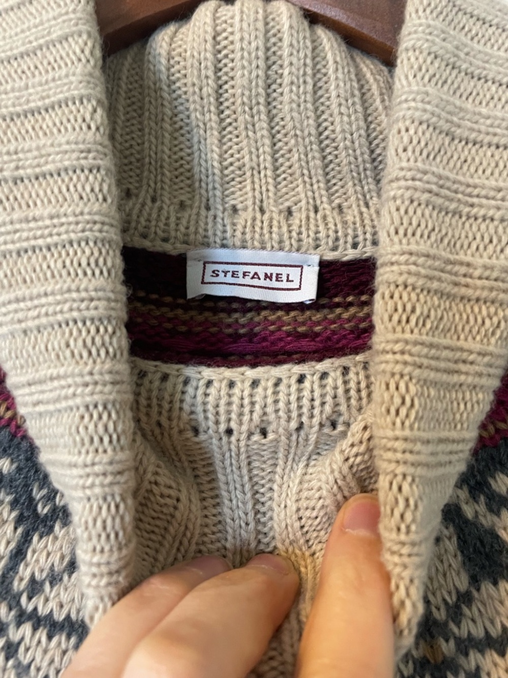 Vintage '90s Italian wool-blend sweater - XOXO - size S - Picture 4 of 11